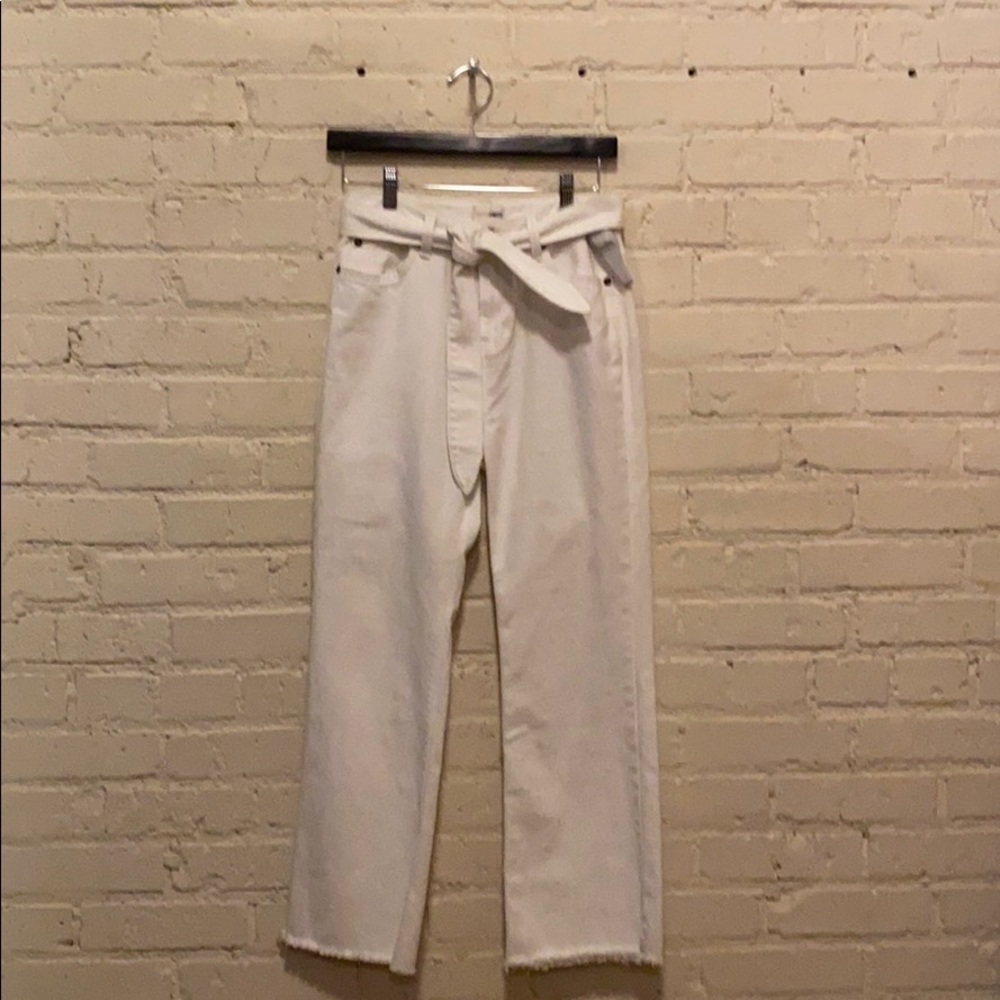 Amuse Society White All Tied Up Pant